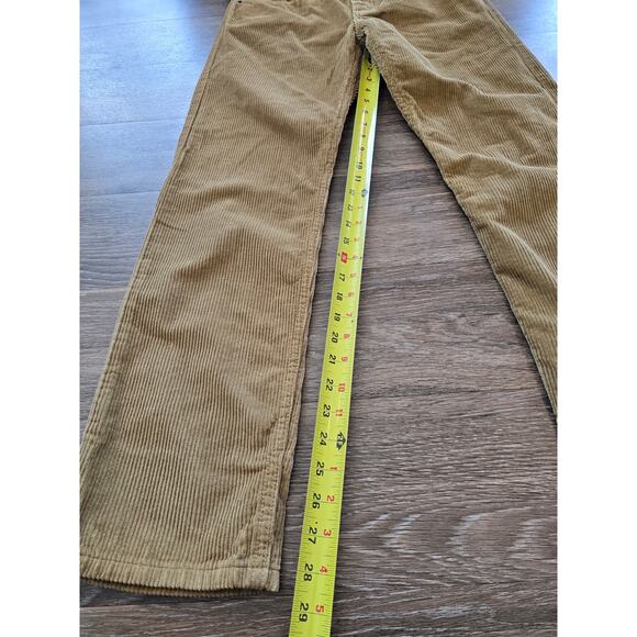 Levi’s Tan Corduroy Straight‑Fit Pants Women's 29×30 NWT Premium Cords Fall - Picture 9 of 10